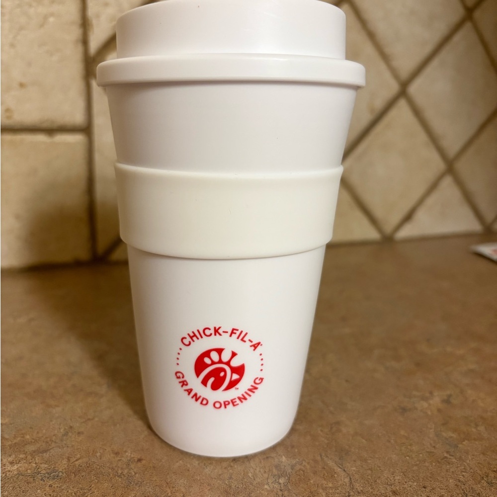 Chick-fil-A White Travel Mug